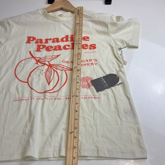 JACKSON ROWEX JILLY BOX PARADISE PEACHES TEE Size Extra Small NWT - Picture 7 of 8
